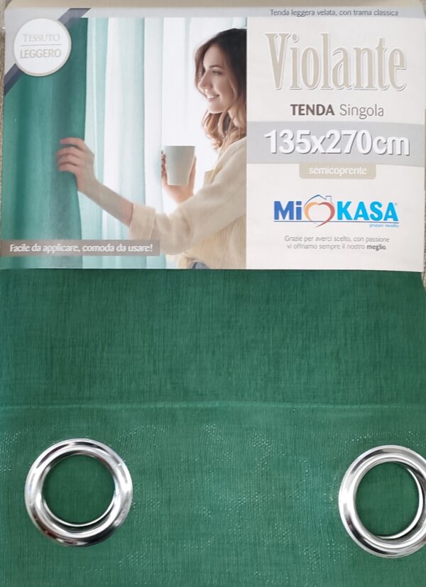 TENDA VIOLANTE GREEN 135*270CM - immagine 2