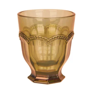 BICCHIERE FERRARA AMBER 8,5*8,5*10CM