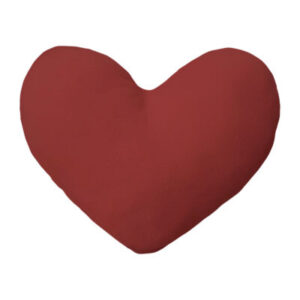 CUSCINO CUORE CHARME BORDO' D.28*28CM 220GR