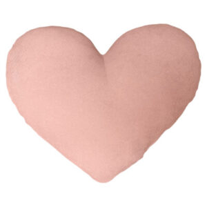 CUSCINO CUORE CHARME ROSA ANTICO D.28*28CM 220GR