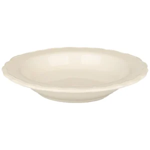 Piatto fondo Lacy bianco D.23CM