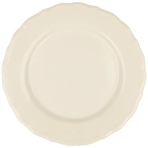 Piatto piano Lacy bianco D.28CM