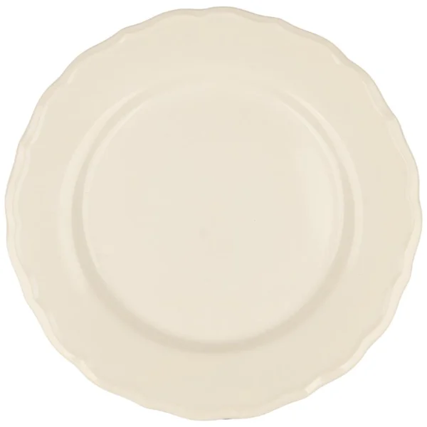 Piatto piano Lacy bianco D.28CM