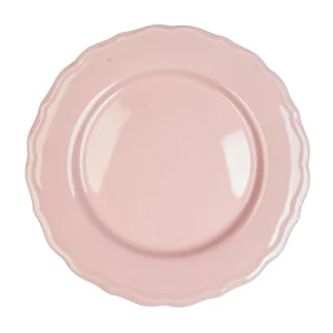 Piatto piano Lacy rosa chiaro D.27,6CM