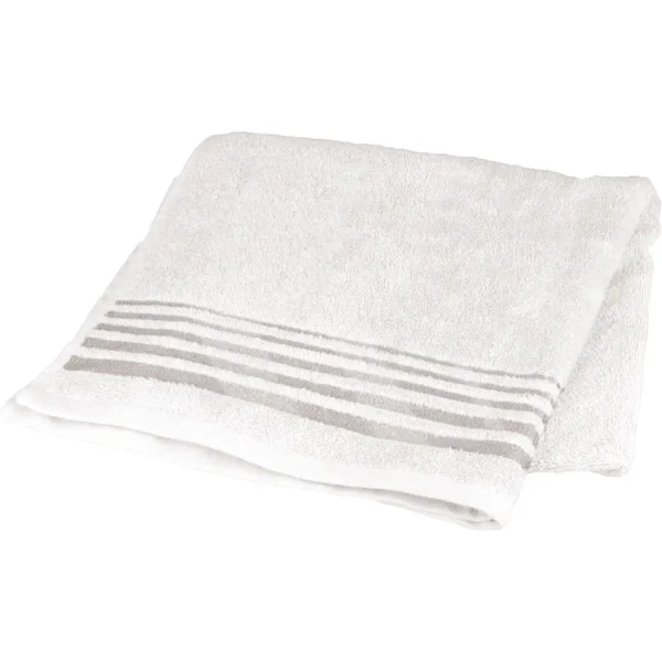 Asciugamano Shiny white/silver 90*150CM
