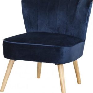POLTRONA SOFIA VELVET BLU 62*71*74CM