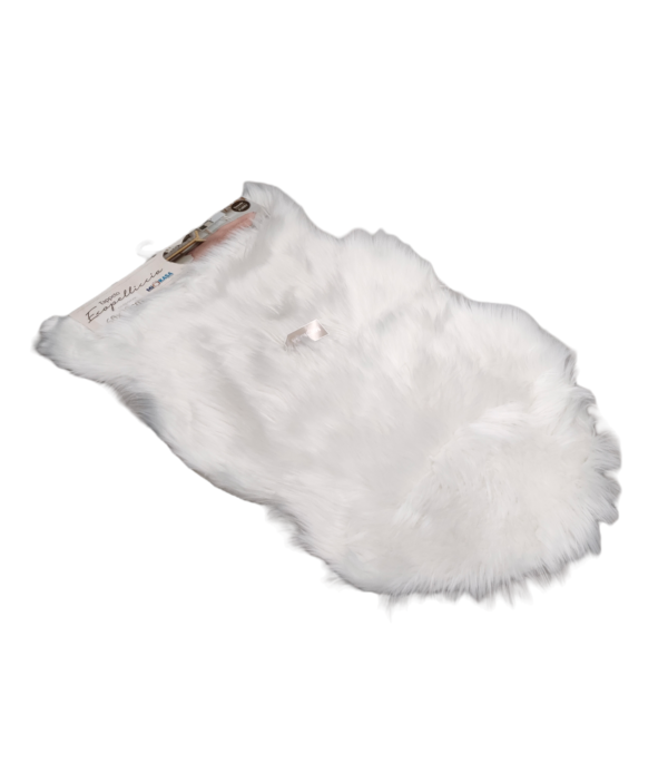 TAPPETO ECO PELLE DI PECORA BIANCO 60*90CM