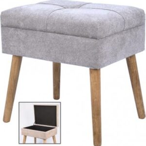 SGABELLO CONTENITORE WONDER GRIGIO 45*35*35CM