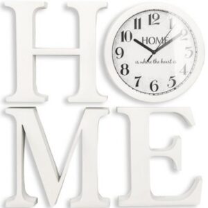 DECO PARETE WRITING CLOCK 22,5CM "HOME"