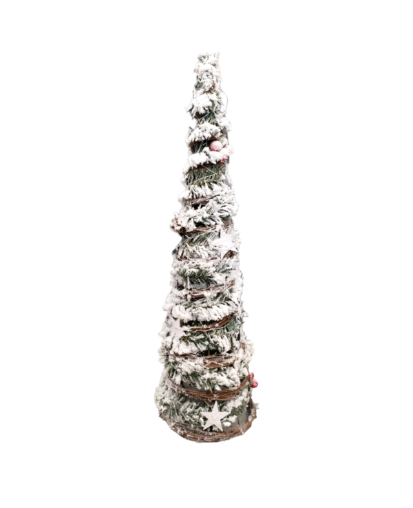 ALBERO NATALE MONTREAL C/CATENA 50 LUCI 17*17*60CM
