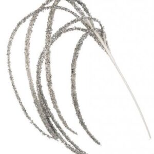 STELO PENDENTE 6 RAMI GLITTER SILVER 100CM