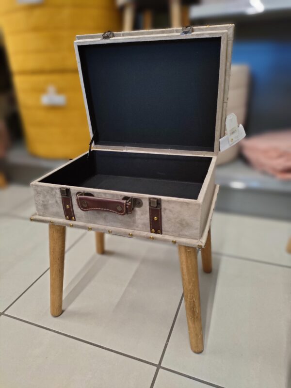 SGABELLO VELVET TORTORA 40*32*44CM - immagine 3