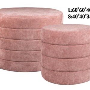 POUF BILBAO CINIGLIA ROSA ANTICO