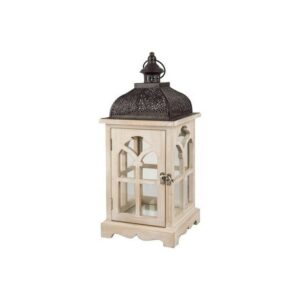 LANTERNA AGRABAH SMALL BROWN 18*18*42CM