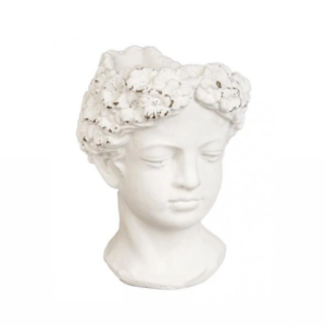 P.VASO TESTA DONNA MINI FIORI 16,5*16,5*21,5CM