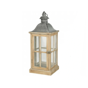 LANTERNA MATERA NATURAL SMALL14*14*36CM