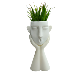 VASO MODERN PLANT HEAD 11*10*H29CM