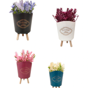 VASETTO STAND COLORFUL 7*7*H11CM