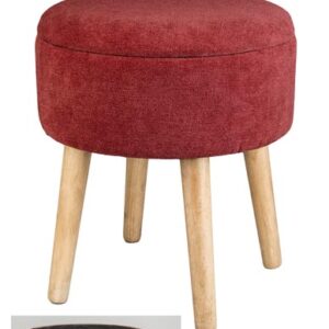 POUF SIVIGLIA CINIGLIA ROSSO D.36*42CM