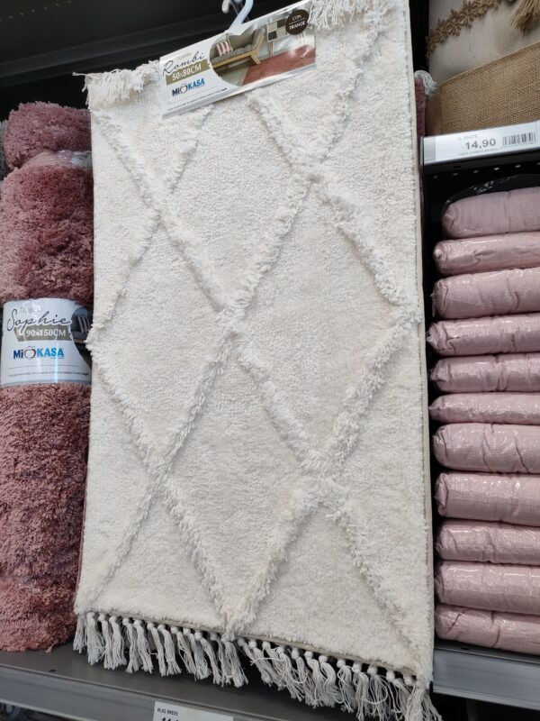 TAPPETO ROMBI CON FRANGE 50*80CM - immagine 3