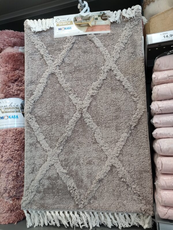 TAPPETO ROMBI CON FRANGE 50*80CM - immagine 4
