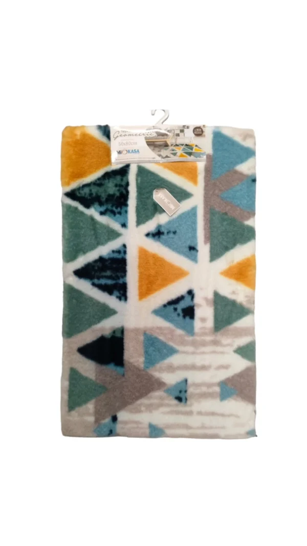 RUG 57345 TAPPETO GEOMETRICO ECOPELLICCIA 50*80CM - immagine 3