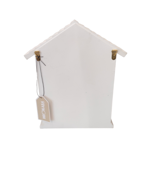 CASSETTA PORTACHIAVI CASA SHABBY 24*6*30CM - immagine 3