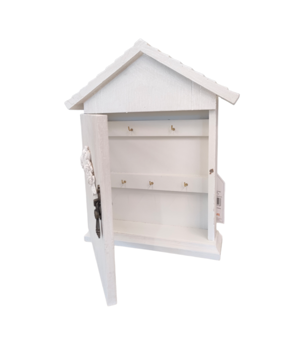 CASSETTA PORTACHIAVI CASA SHABBY 24*6*30CM - immagine 2