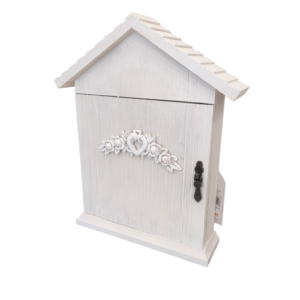 CASSETTA PORTACHIAVI CASA SHABBY 24*6*30CM