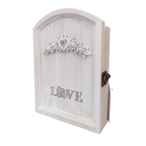 CASSETTA PORTACHIAVI PORTA SHABBY 17,5*5*24,5CM