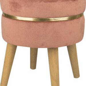 SGABELLO SUNSHINE ROSA ANTICO D.35*41,5CM