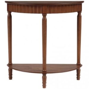 MEZZALUNA COLONIALE COLOR NOCE 71*30*71CM