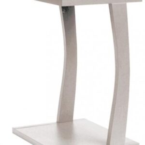 TAVOLINO DA DIVANO BIANCO 45*35*61CM