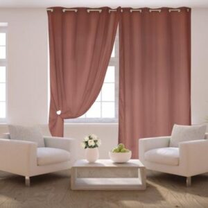 TENDA VELVET ANTIQUE PINK 140X280CM
