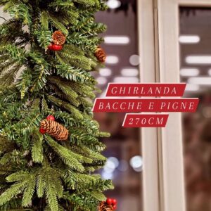 CATENA PIGNE E BACCHE 270CM