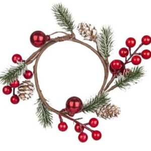 GIROCANDELA SFERE NATALE 20CM