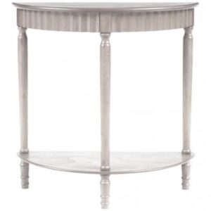 MEZZALUNA COLONIALE BIANCA 71*30*71CM