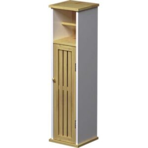 MOBILE PORTAROTOLO DA BAGNO WHITE BAMBOO 18*18*70CM