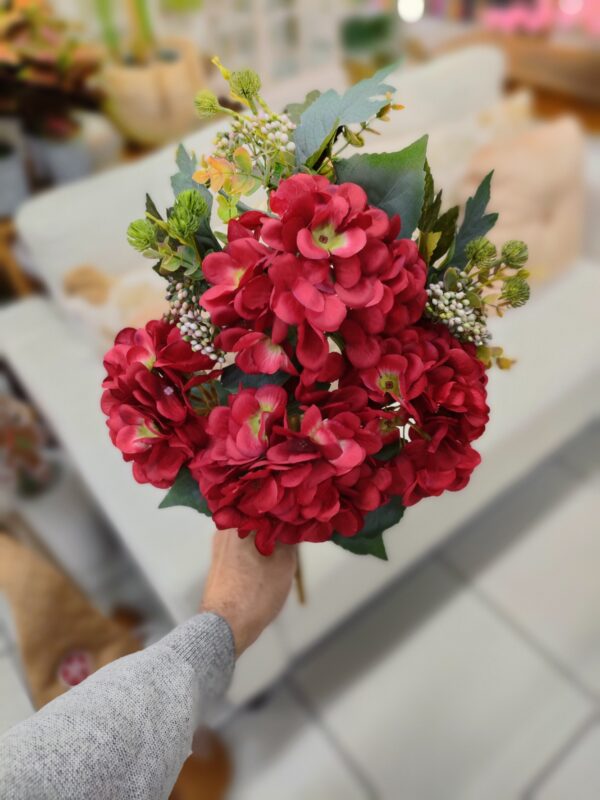 Ortensia Elegant Bush Frontale 52Cm 4 colori - immagine 3