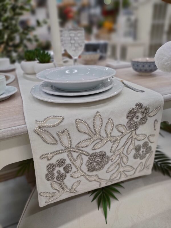 Runner Oriental flower Decor 35*135cm