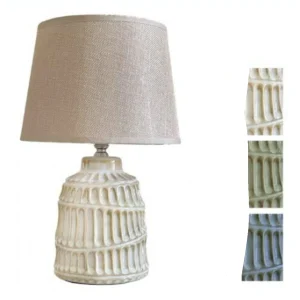 LAMPADA DA TAVOLO A COSTONI 22*34CM 3 COLORI