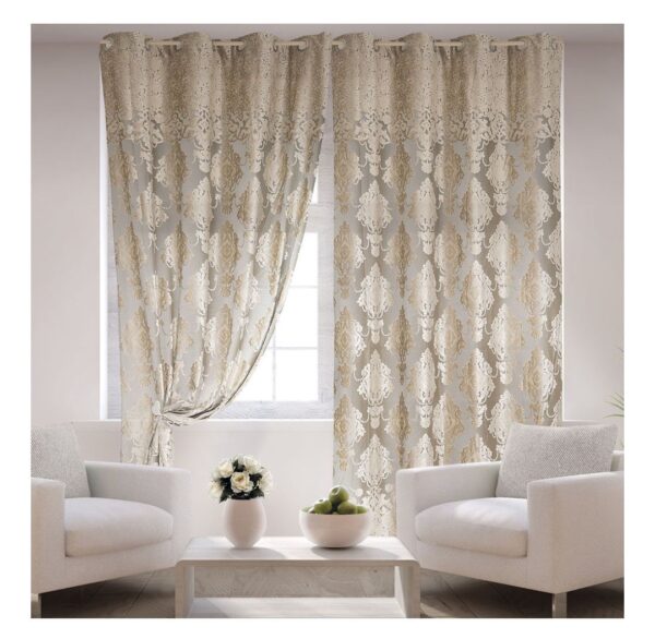 TENDA VERSAILLES 140X300CM GREY-BEIGE - immagine 4