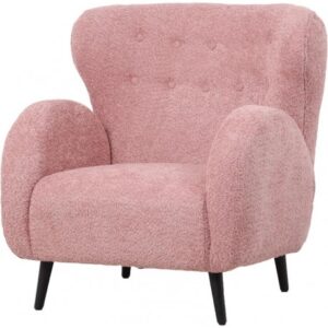 Poltrona Boucle' Rosa 83*87*89Cm