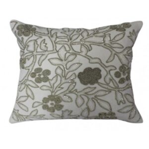 Cuscino Oriental Flower Decor Rett. 40*60Cm