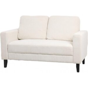 Divano Velluto A Coste Crema 142*80*80Cm