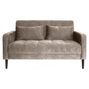 Divano Due Posti Tortora 140*75*84Cm