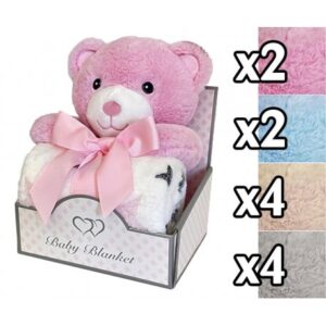 Set Peluche Orsetto 24Cm + Lenzuolo 90*75Cm 4