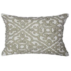 Cuscino Oriental Perline Rett. Small 30*50Cm