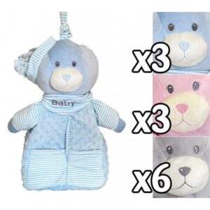 Porta Pigiamino Teddy Bear 45*25Cm 3 colori
