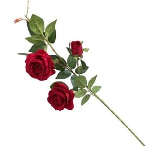 Stelo 3 Rose Rosse Velvet 87Cm